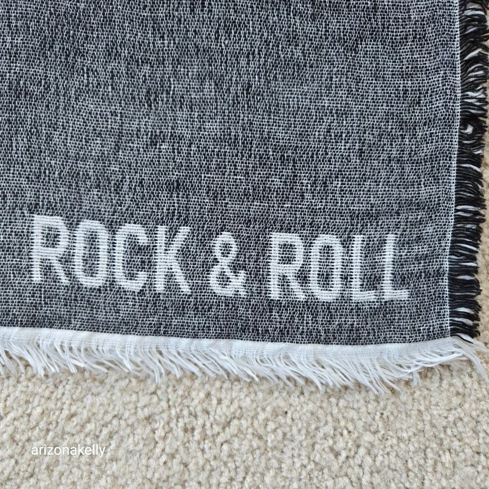 Saint & Sofia Rock & Roll Wool Blend Scarf